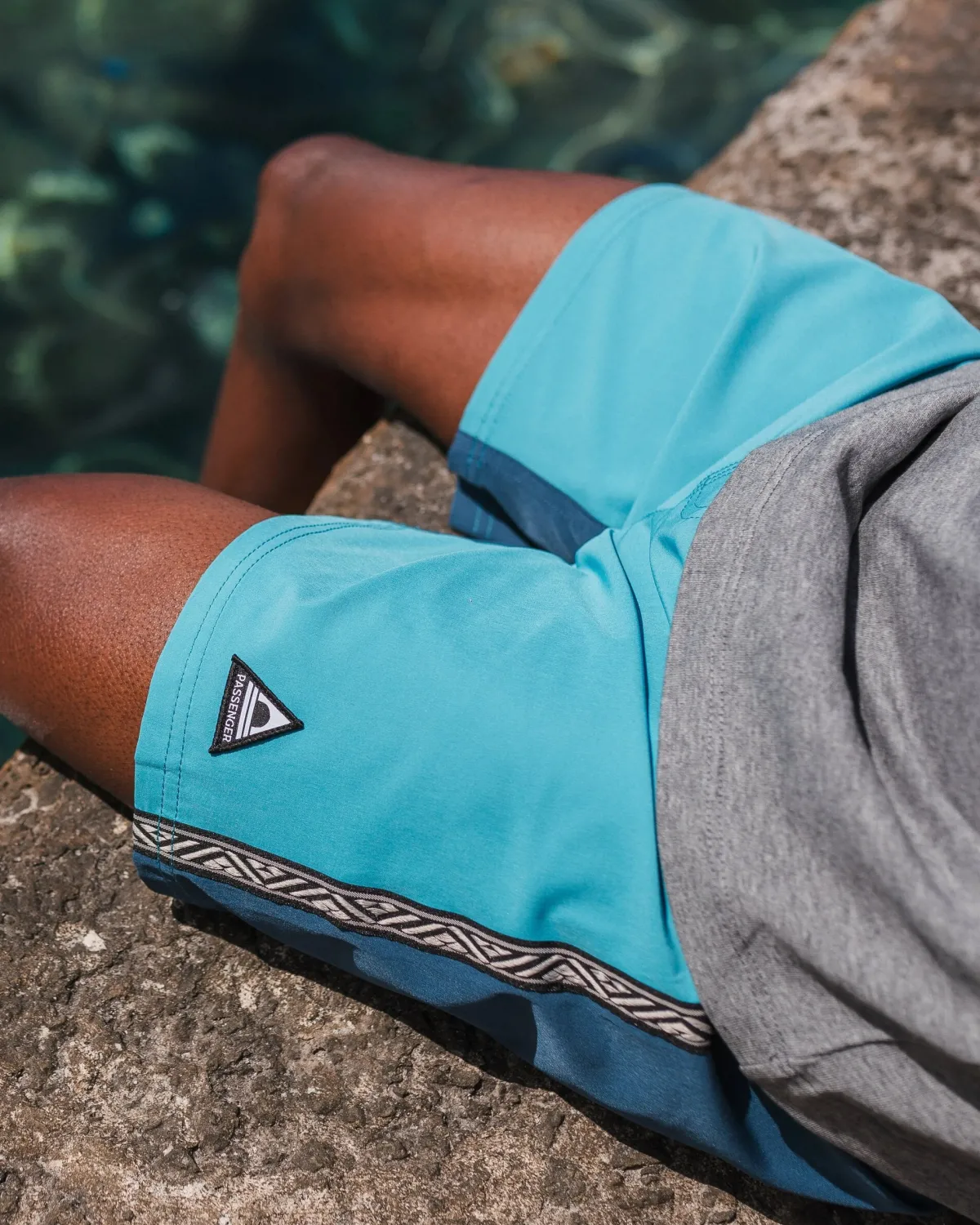 Shorts|Shorts|Passenger Hollow Recycled Boardshorts - Blue Pool BluePool