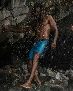 Shorts|Shorts|Passenger Hollow Recycled Boardshorts - Blue Pool BluePool