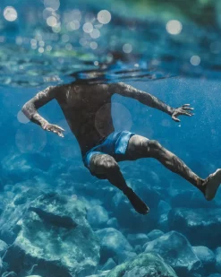 Shorts|Shorts|Passenger Hollow Recycled Boardshorts - Blue Pool BluePool