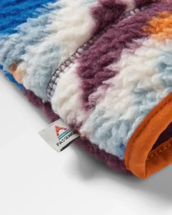 Fleece|Fleece|Passenger Home Half Zip Recycled Sherpa Fleece - Mount Scenic Azure Blue MountScenicAzureBlue