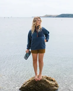 Fleece|Fleece|Passenger Home Recycled Sherpa Fleece - Dark Denim DarkDenim