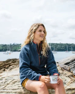 Fleece|Fleece|Passenger Home Recycled Sherpa Fleece - Dark Denim DarkDenim