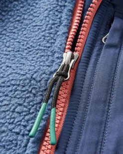 Fleece|Fleece|Passenger Home Recycled Sherpa Fleece - Dark Denim DarkDenim