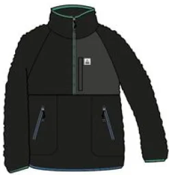 Fleece|Fleece|Passenger Home Recycled Sherpa Fleece - Black