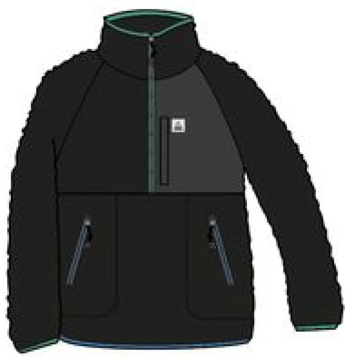 Fleece|Fleece|Passenger Home Recycled Sherpa Fleece - Black