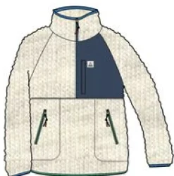 Fleece|Fleece|Passenger Home Recycled Sherpa Fleece - Oatmeal