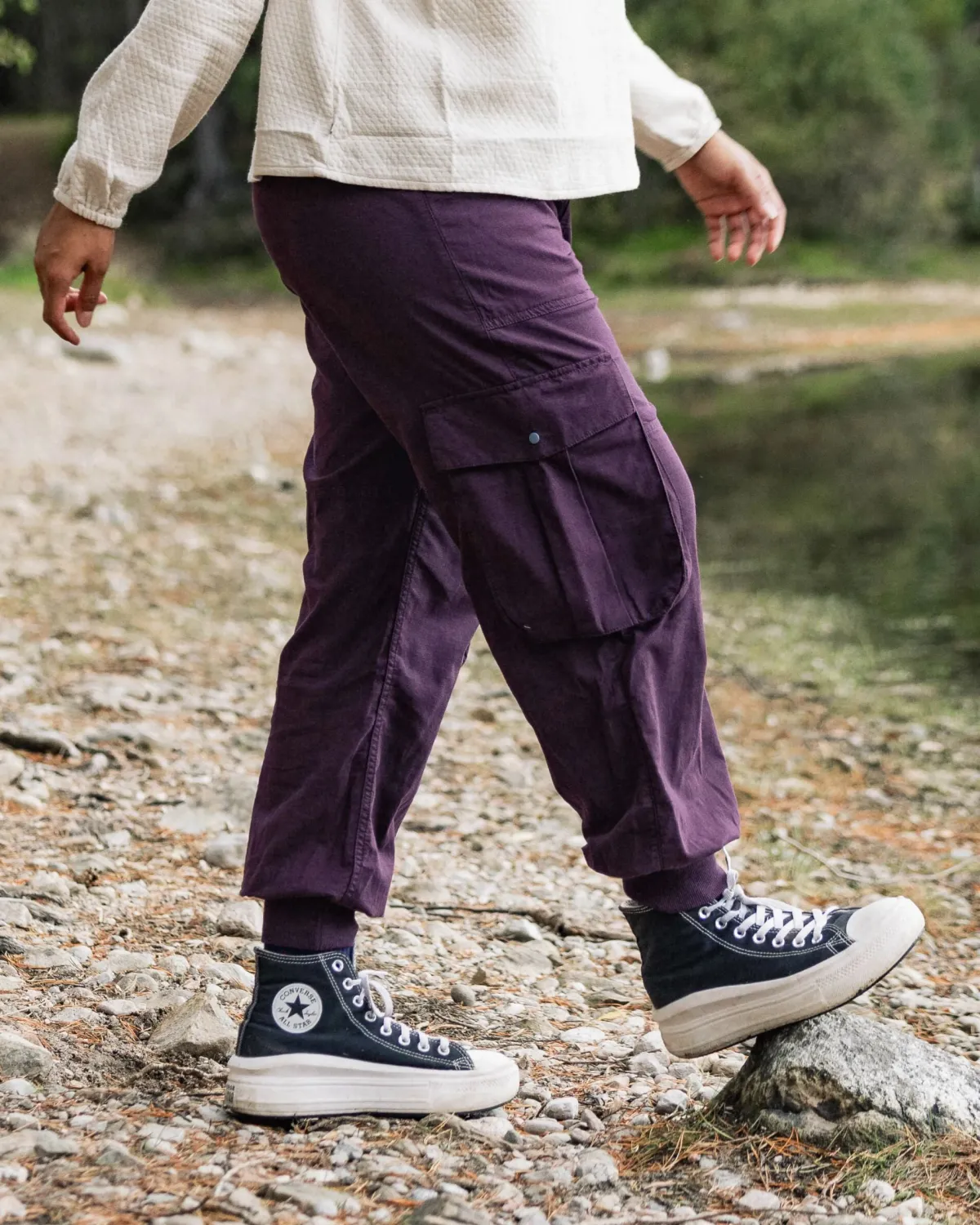 Pants|Overalls & Pants|Passenger Hydrilla Organic Cotton Pants - Deep Plum DeepPlum