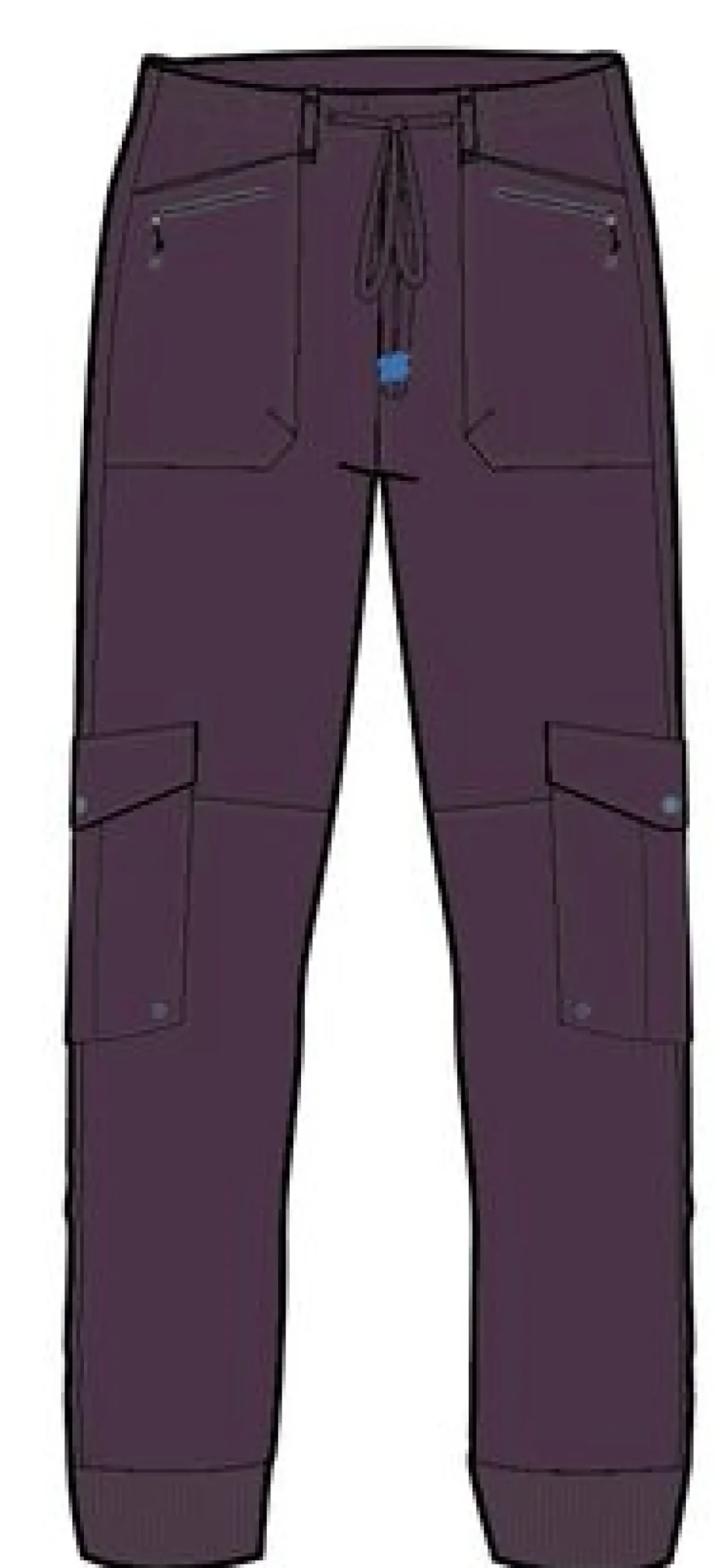 Pants|Overalls & Pants|Passenger Hydrilla Organic Cotton Pants - Deep Plum DeepPlum