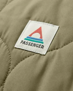 Jackets|Passenger Hytte Recycled Fleece-lined Jacket - Dusty Olive DustyOlive