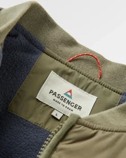 Jackets|Passenger Hytte Recycled Fleece-lined Jacket - Dusty Olive DustyOlive