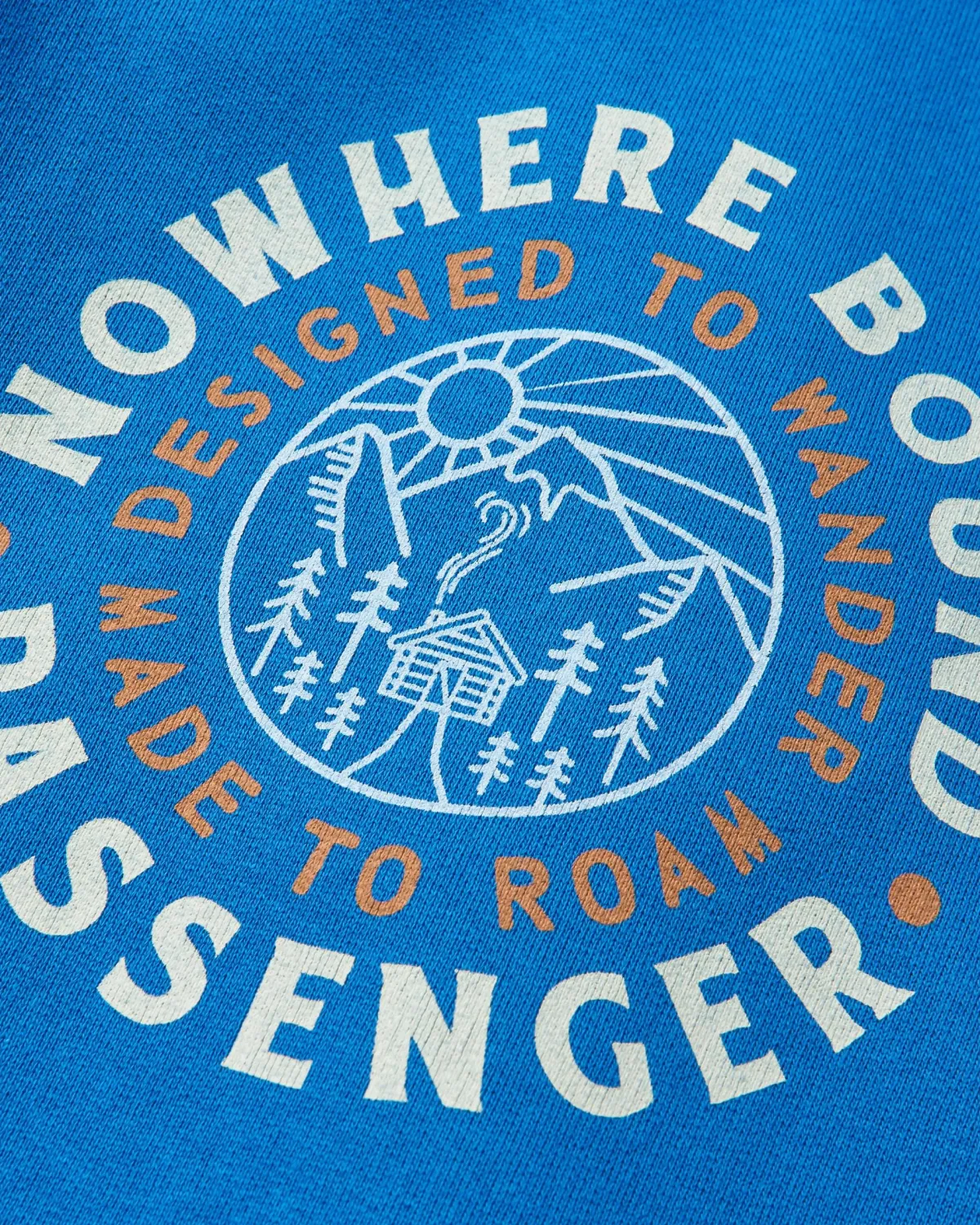 Hoodies|Passenger In The Woods Hoodie - True Blue TrueBlue
