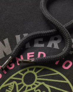 Hoodies|Passenger In The Woods Long Sleeve Hoodie - Black