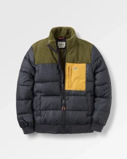 Insulated|Passenger Journey Recycled Insulated Jacket - Black/Khaki Green Black/KhakiGreen