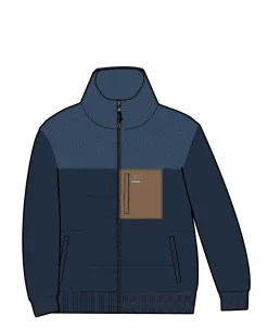 Insulated|Passenger Journey Recycled Insulated Jacket - Rich Navy/Dark Denim RichNavy/DarkDenim