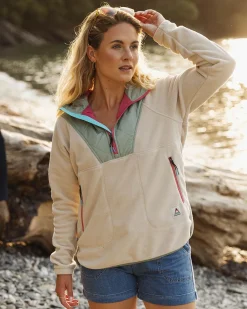 Fleece|Fleece|Passenger Juana Recycled Polar Hooded Fleece - Oatmeal