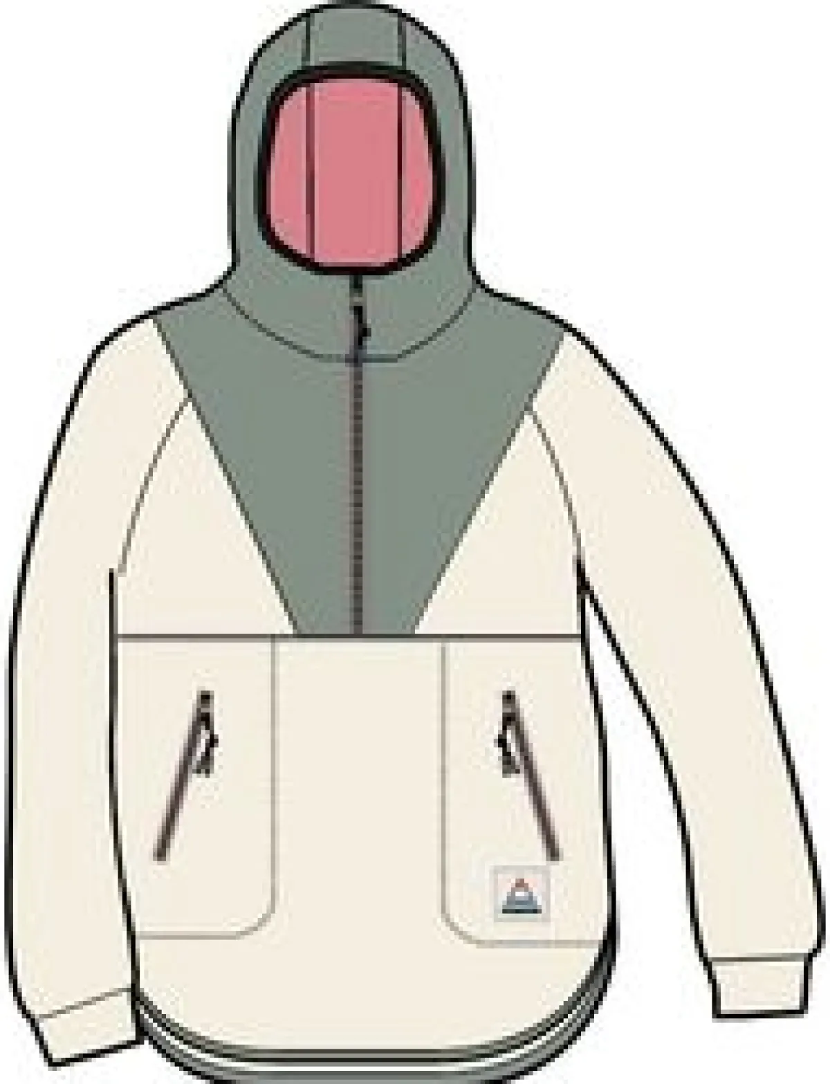 Fleece|Fleece|Passenger Juana Recycled Polar Hooded Fleece - Oatmeal
