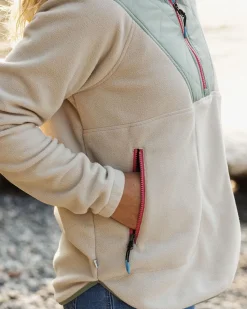 Fleece|Fleece|Passenger Juana Recycled Polar Hooded Fleece - Oatmeal
