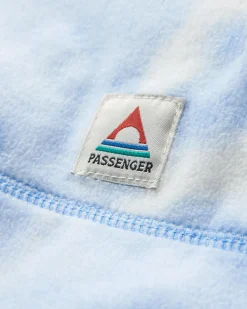 Fleece|Fleece|Passenger Juana Recycled Polar Hooded Fleece - Tie Dye Cornflower TieDyeCornflower