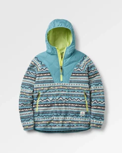 Fleece|Fleece|Passenger Juana Recycled Polar Hooded Fleece - Mountain Geo Arctic MountainGeoArctic