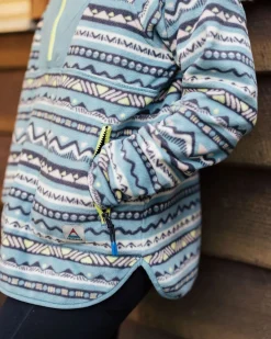 Fleece|Fleece|Passenger Juana Recycled Polar Hooded Fleece - Mountain Geo Arctic MountainGeoArctic