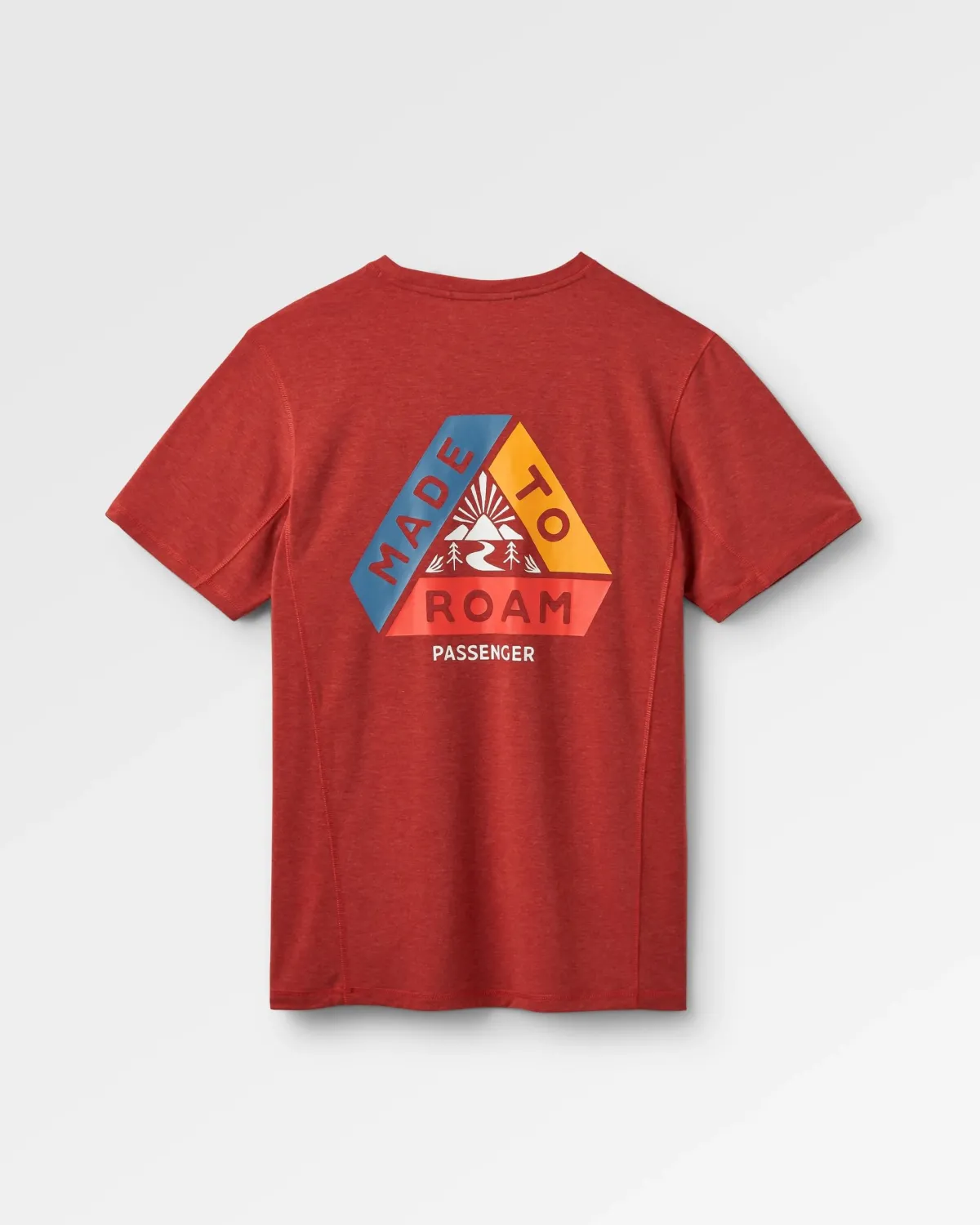 Outdoor Active|T-Shirts & Tank Tops|Passenger Kirkwood Textured Active T-Shirt - Red Ochre RedOchre
