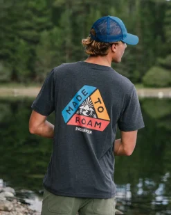Outdoor Active|T-Shirts & Tank Tops|Passenger Kirkwood Textured Active T-Shirt - Black