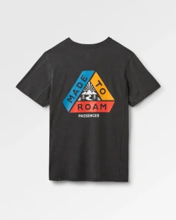 Outdoor Active|T-Shirts & Tank Tops|Passenger Kirkwood Textured Active T-Shirt - Black