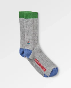 Socks|Passenger Koa Recycled Crew Socks - Gray Marl GrayMarl