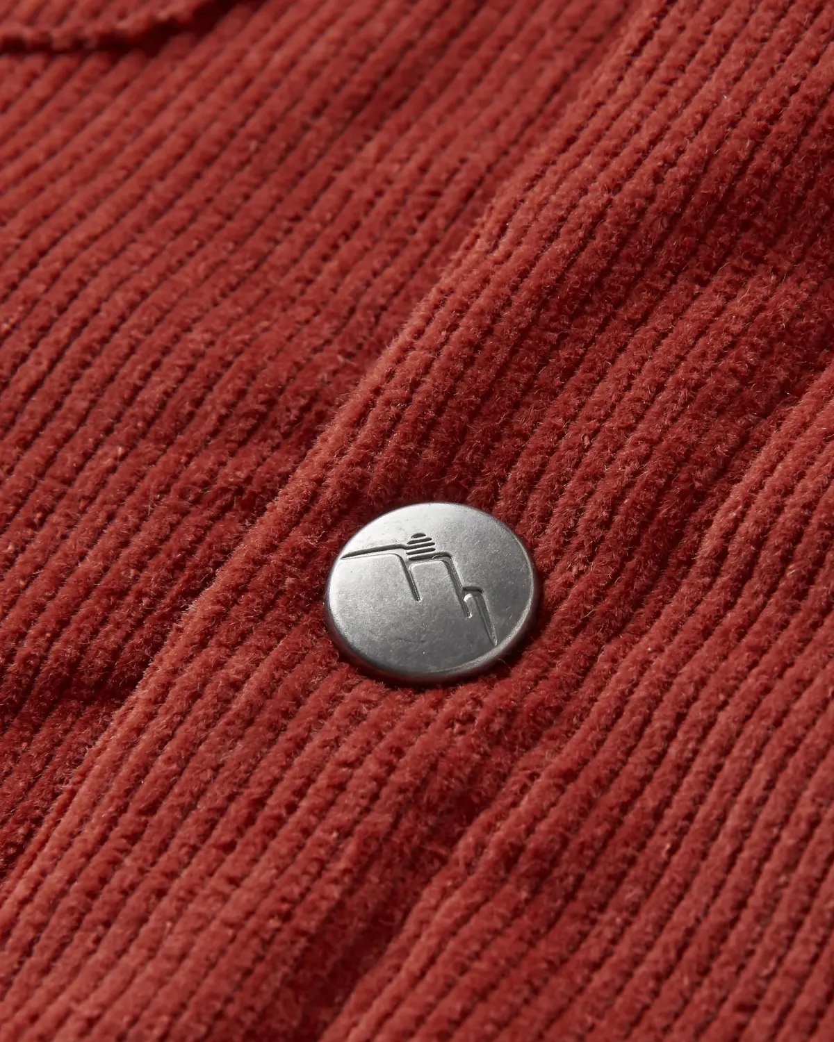 Shirts|Overshirts|Passenger Kodiak 2.0 Sherpa Lined Cord Shirt Jacket - Red Ochre RedOchre