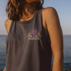 Tank Tops|Tops & T-Shirts|Passenger Laidback Recycled Cotton Tank Top - Faded Black FadedBlack
