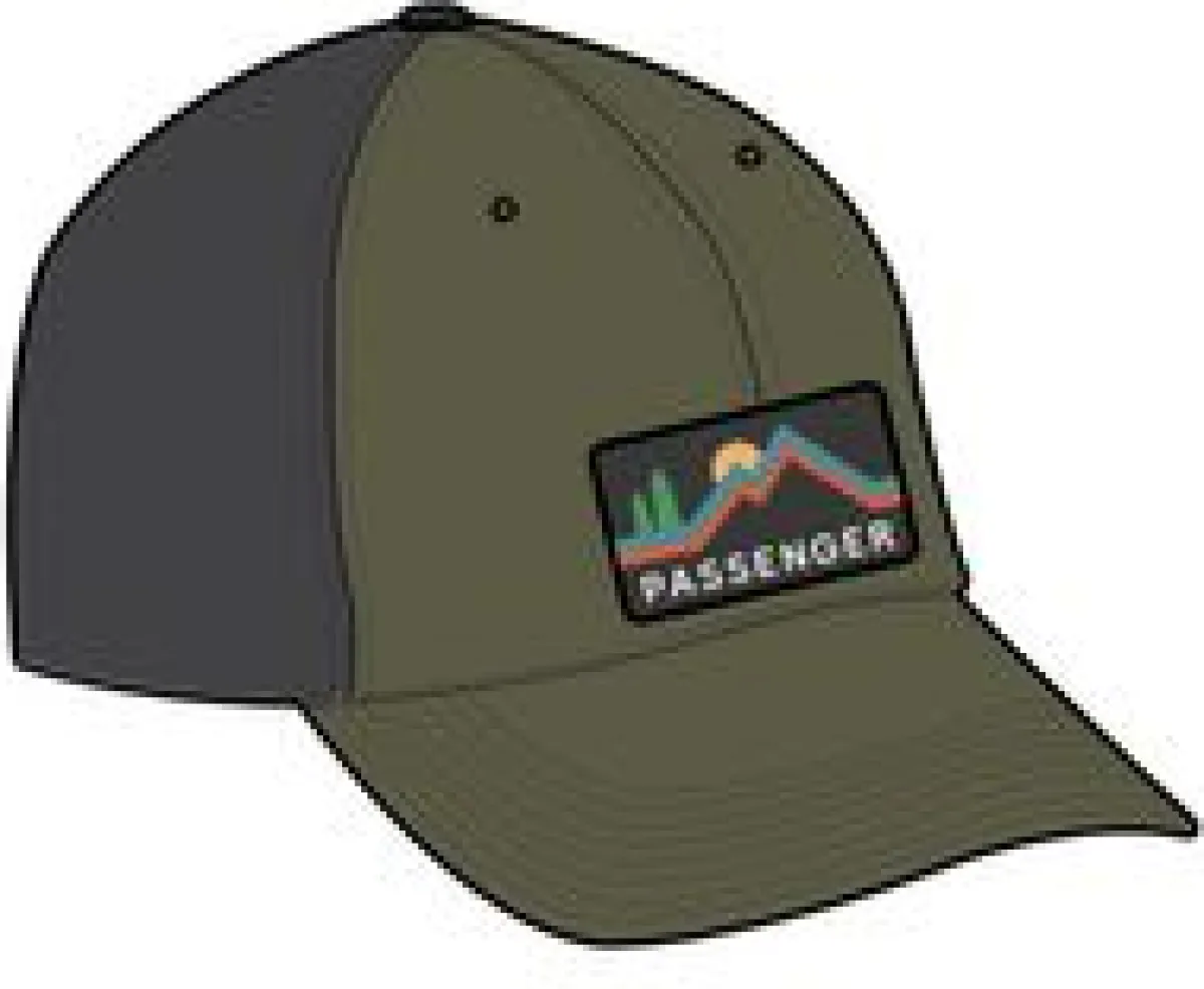 Hats & Caps|Caps & Hats|Passenger Made To Roam Mesh Snapback Hat - Khaki Green KhakiGreen