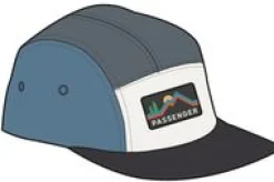 Caps & Hats|Caps & Hats|Passenger Made To Roam Recycled 5 Panel Hat - Charcoal Multi CharcoalMulti