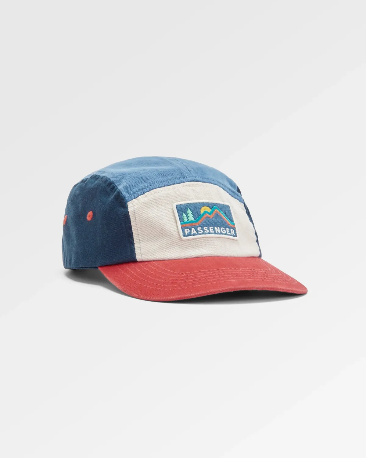 Caps & Hats|Caps & Hats|Passenger Made To Roam Recycled 5 Panel Hat - Moonlight Blue Multi MoonlightBlueMulti