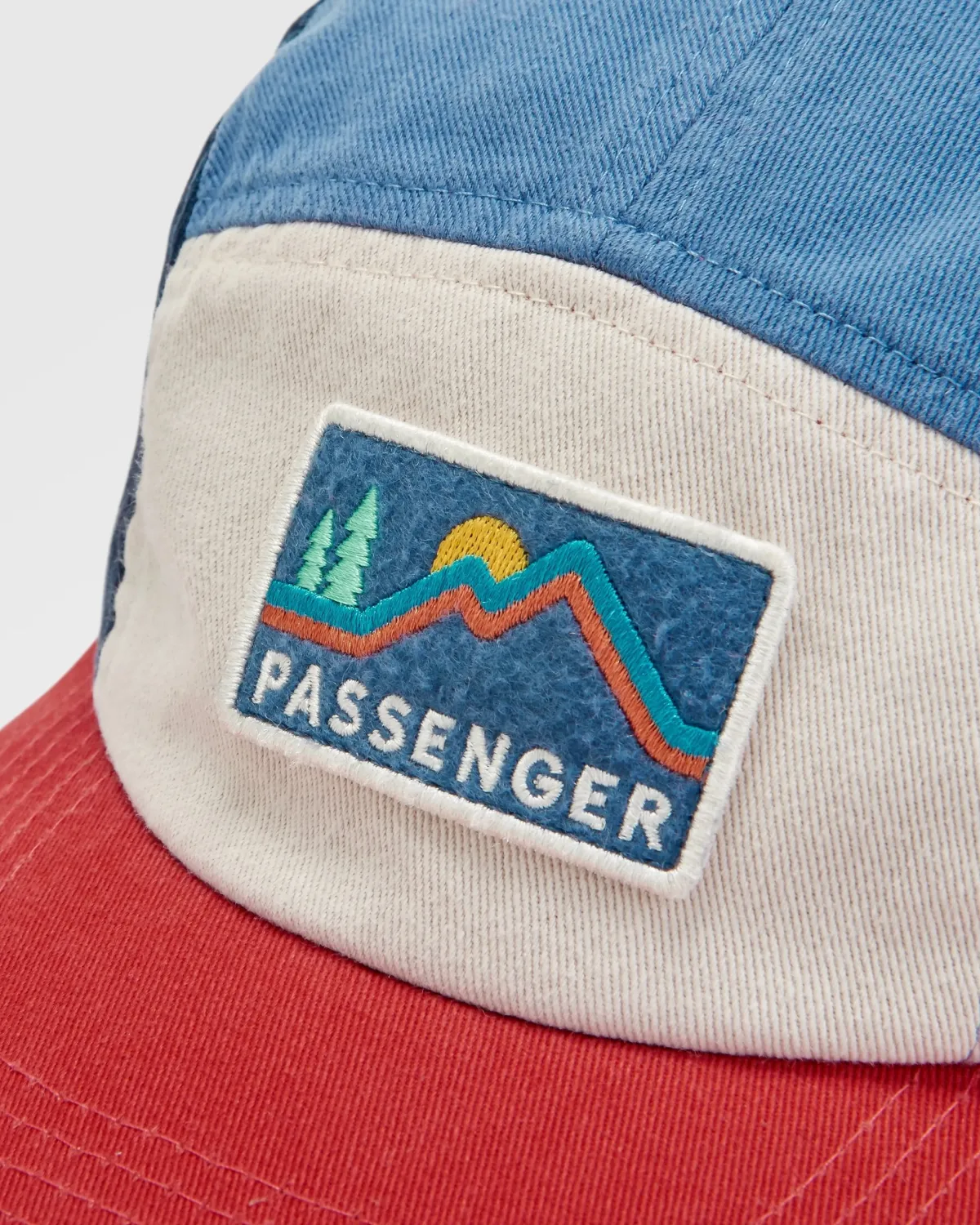Caps & Hats|Caps & Hats|Passenger Made To Roam Recycled 5 Panel Hat - Moonlight Blue Multi MoonlightBlueMulti
