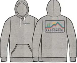 Hoodies & Sweatshirts|Hoodies|Passenger Made to Roam Recycled Hoodie - Gray Marl GrayMarl