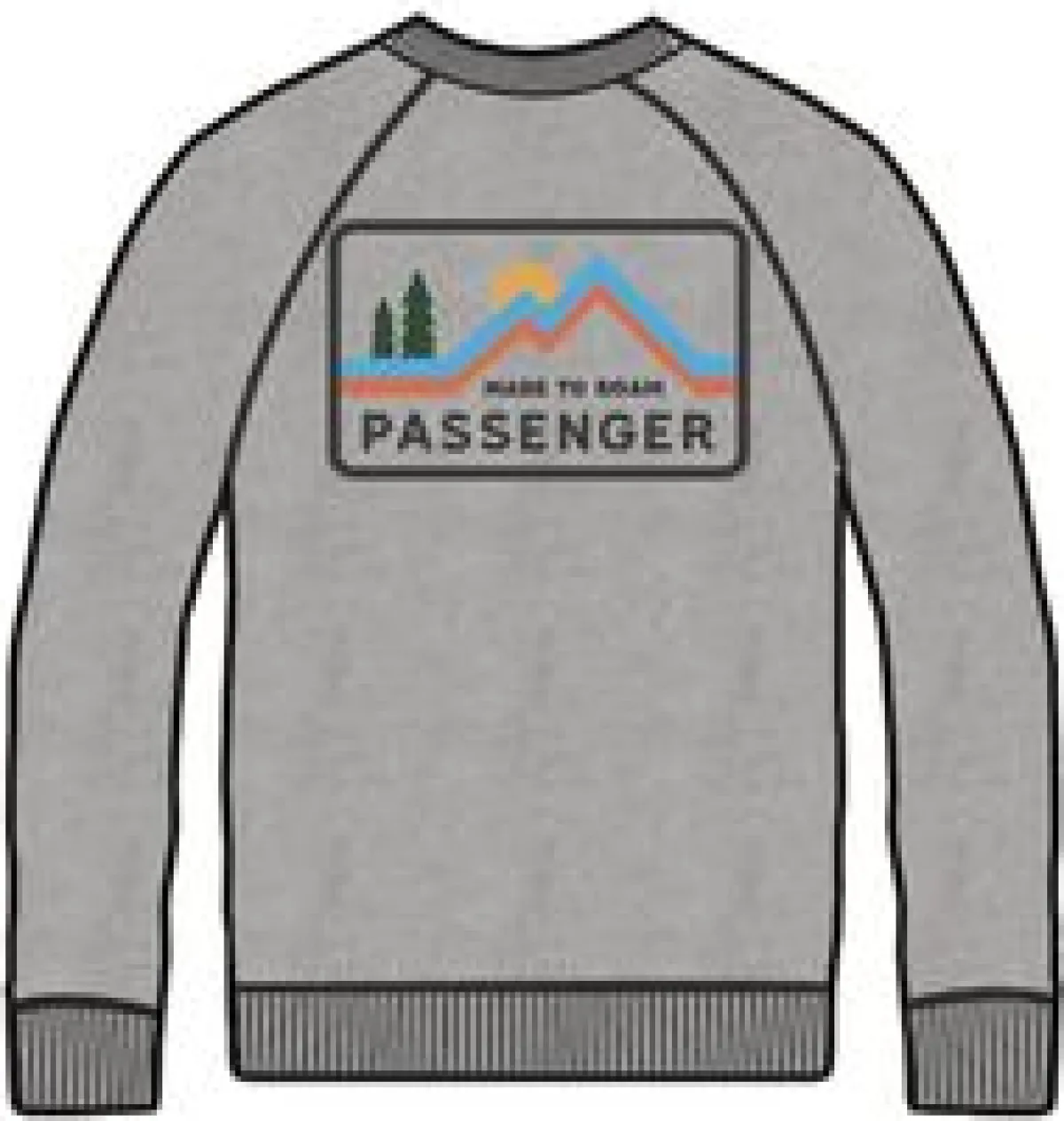 Hoodies & Sweatshirts|Passenger Made To Roam Sweatshirt - Gray Marl GrayMarl