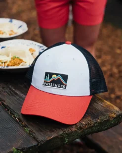Caps & Hats|Caps & Hats|Passenger Made To Roam Trucker Hat - Black/Red Spice Black/RedSpice