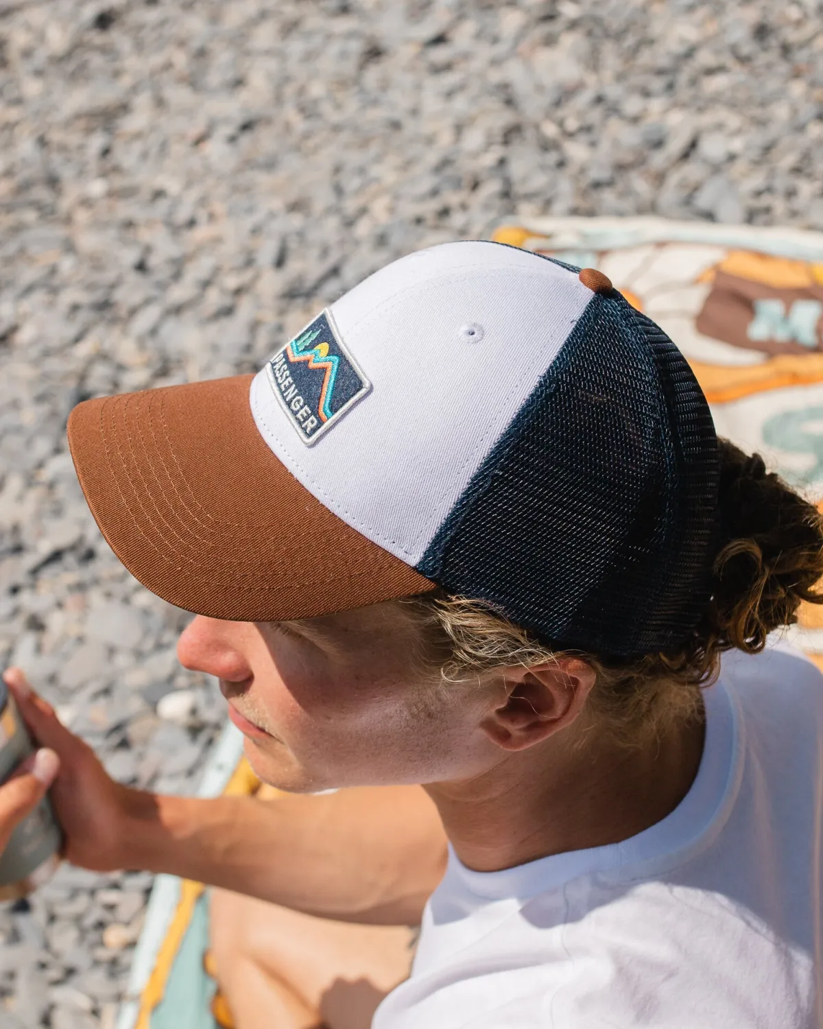 Caps & Hats|Caps & Hats|Passenger Made To Roam Trucker Hat - Rich Navy/Rubber RichNavy/Rubber