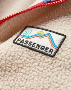 Fleece|Passenger Maine 2.0 Half Zip Recycled Sherpa Fleece - Shell Pink ShellPink
