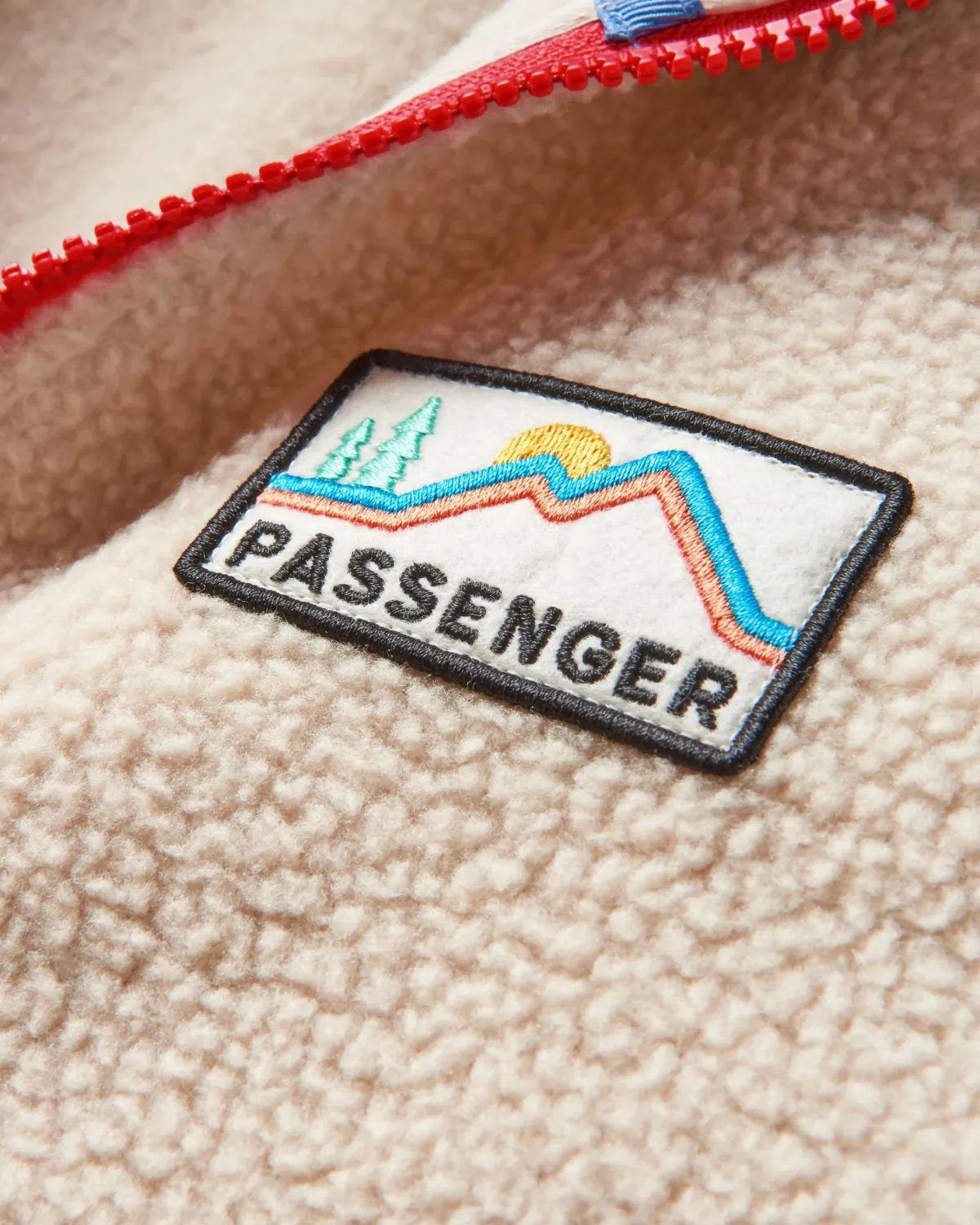 Fleece|Passenger Maine 2.0 Half Zip Recycled Sherpa Fleece - Shell Pink ShellPink