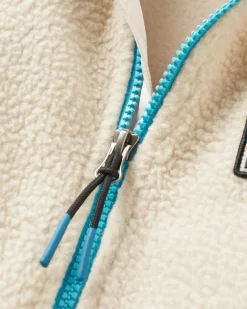 Fleece|Passenger Maine 2.0 Half Zip Recycled Sherpa Fleece - Green Spruce GreenSpruce