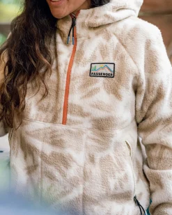 Fleece|Passenger Maine 2.0 Half Zip Recycled Sherpa Fleece - Abstract Mountain Birch AbstractMountainBirch