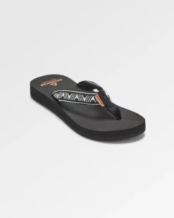 Footwear|Flip Flops & Sandals|Passenger Malibu Flip Flop - Trail Monochrome TrailMonochrome