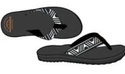 Footwear|Flip Flops & Sandals|Passenger Malibu Flip Flop - Trail Monochrome TrailMonochrome