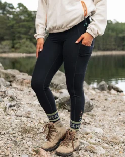 Outdoor Active|Leggings|Passenger Mantra Recycled Active Legging - Black