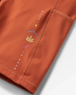 Shorts|Shorts|Passenger Mantra Recycled Active Shorts - Baked Clay BakedClay
