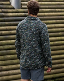 Shirts|Shirts|Passenger Maple Polar Recycled Fleece Shirt - Ocean Current Black OceanCurrentBlack