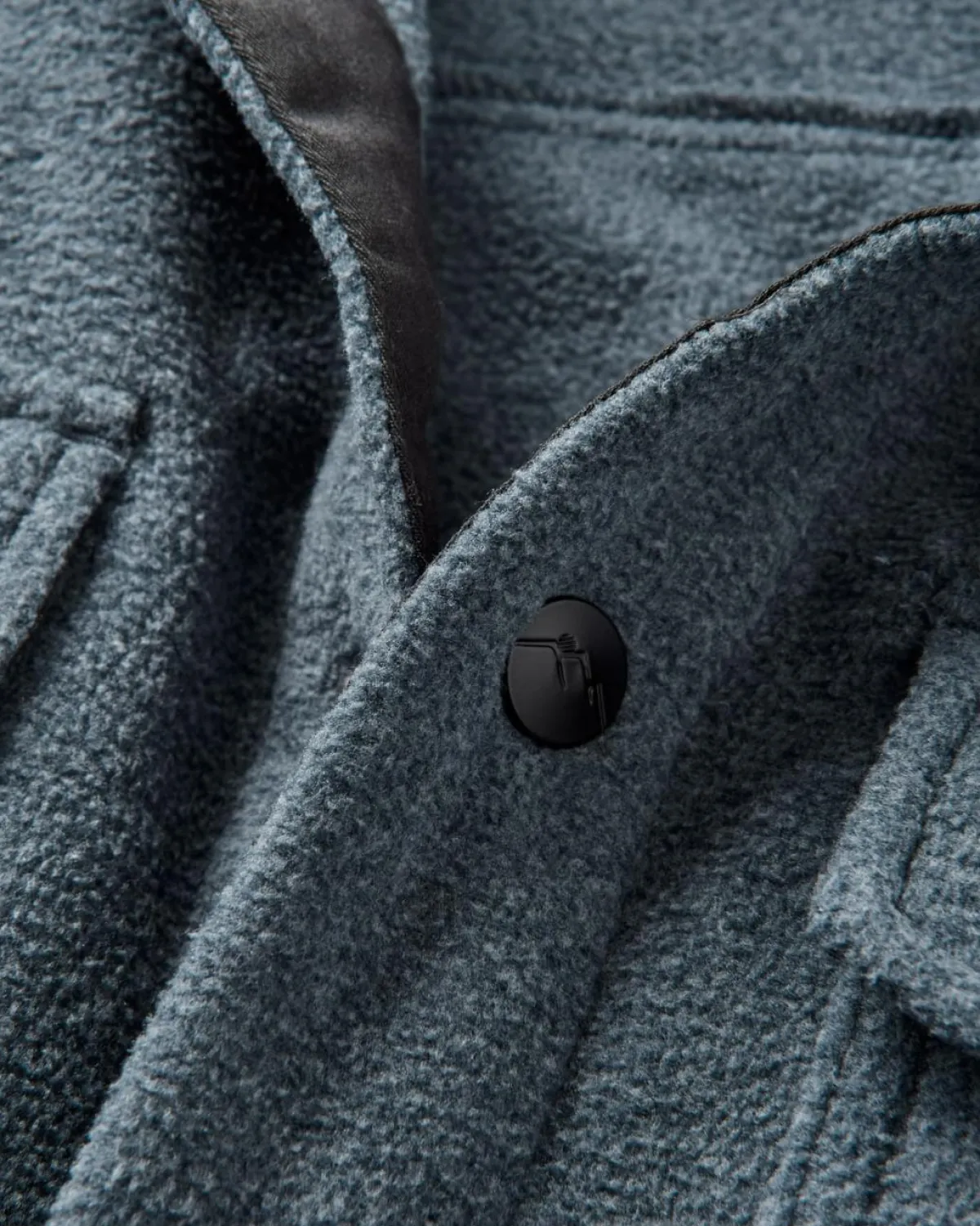 Shirts|Shirts|Passenger Maple Recycled Polar Fleece Long Sleeve Shirt - Navy Marl NavyMarl