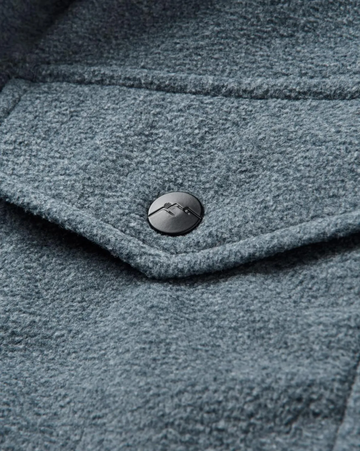 Shirts|Shirts|Passenger Maple Recycled Polar Fleece Long Sleeve Shirt - Navy Marl NavyMarl