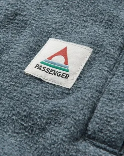 Shirts|Shirts|Passenger Maple Recycled Polar Fleece Long Sleeve Shirt - Navy Marl NavyMarl